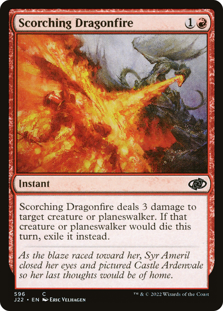 Scorching Dragonfire [Jumpstart 2022] | Card Merchant Takapuna