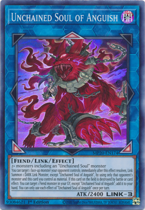 Unchained Soul of Anguish [MP20-EN174] Super Rare | Card Merchant Takapuna