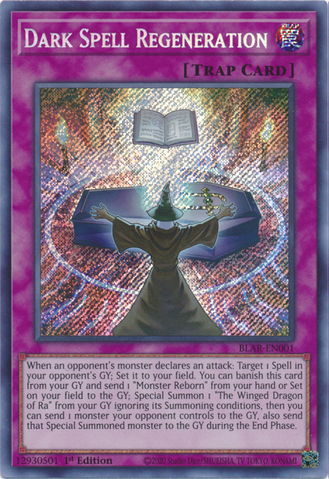 Dark Spell Regeneration [BLAR-EN001] Secret Rare | Card Merchant Takapuna