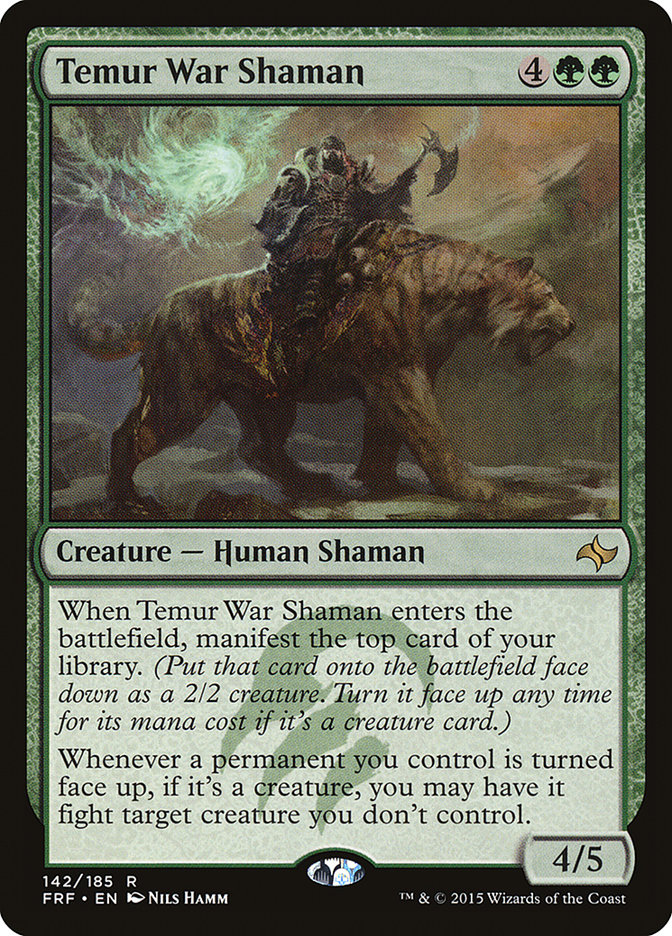 Temur War Shaman [Fate Reforged] | Card Merchant Takapuna