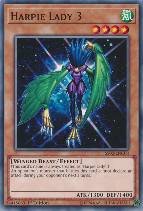 Harpie Lady 3 [SS02-ENC03] Common | Card Merchant Takapuna