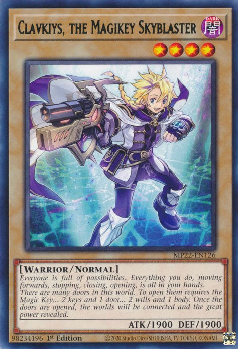 Clavkiys, the Magikey Skyblaster [MP22-EN126] Rare | Card Merchant Takapuna