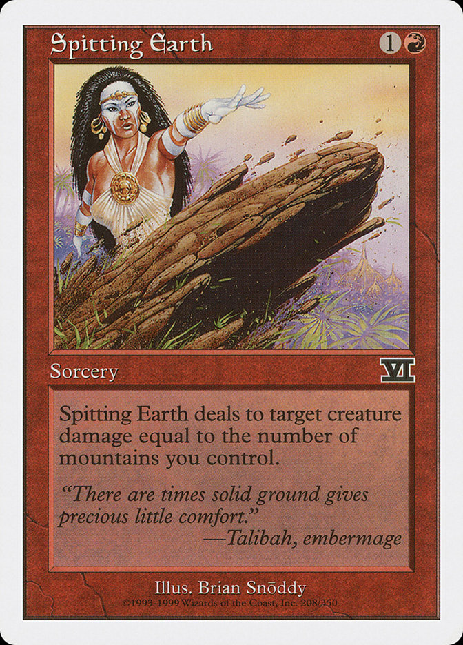 Spitting Earth [Classic Sixth Edition] | Card Merchant Takapuna