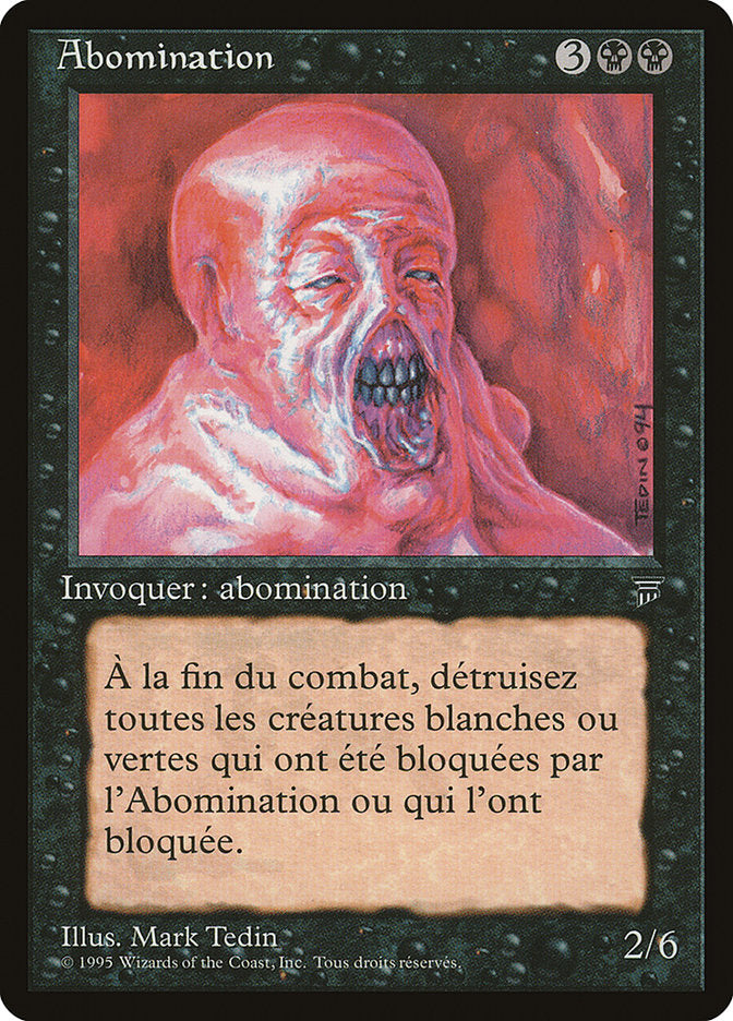 Abomination (French) [Renaissance] | Card Merchant Takapuna