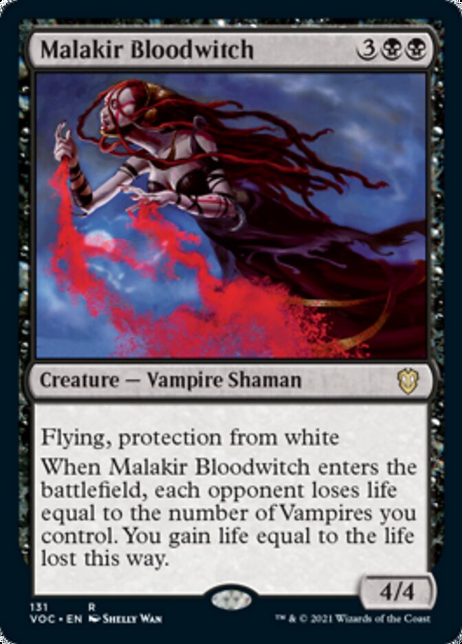 Malakir Bloodwitch [Innistrad: Crimson Vow Commander] | Card Merchant Takapuna