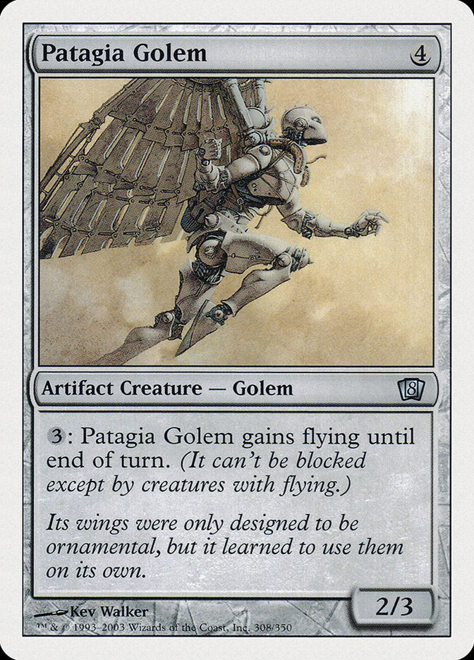 Patagia Golem [Eighth Edition] | Card Merchant Takapuna