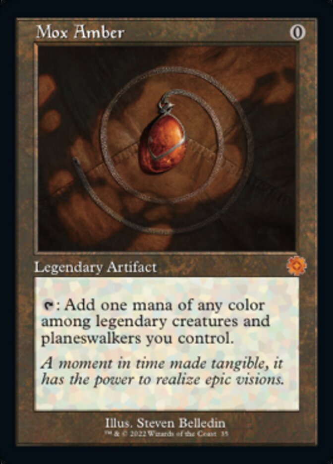 Mox Amber (Retro) [The Brothers' War Retro Artifacts] | Card Merchant Takapuna