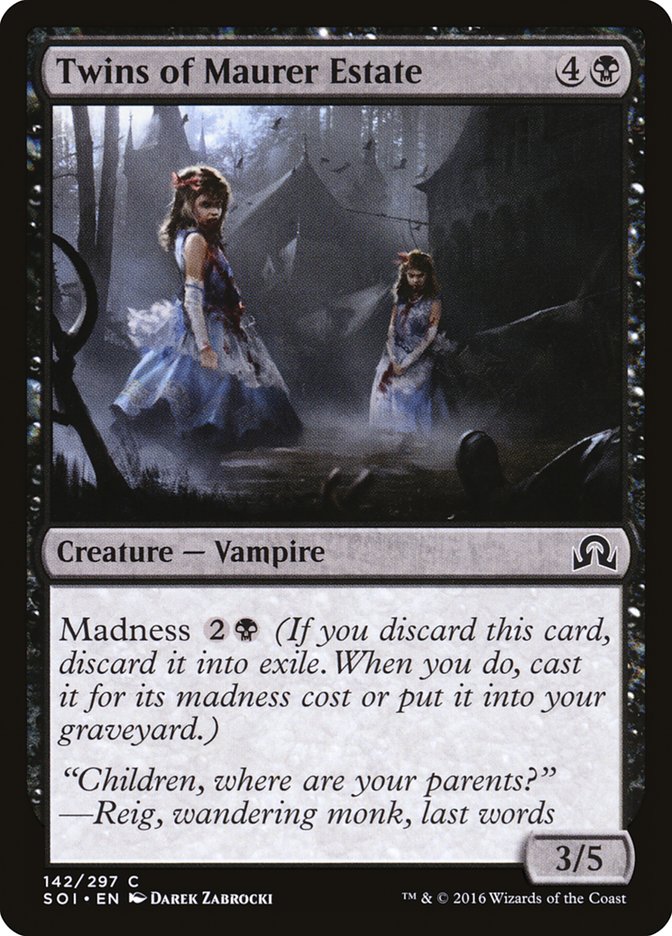 Twins of Maurer Estate [Shadows over Innistrad] | Card Merchant Takapuna