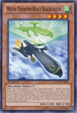 Mecha Phantom Beast Blackfalcon [BPW2-EN061] Common | Card Merchant Takapuna