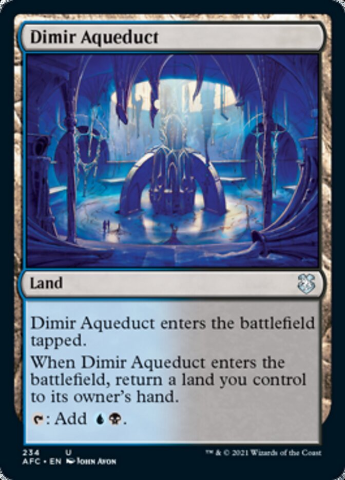 Dimir Aqueduct [Dungeons & Dragons: Adventures in the Forgotten Realms Commander] | Card Merchant Takapuna