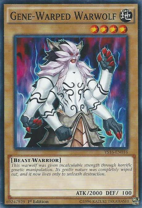 Gene-Warped Warwolf [YS16-EN016] Common | Card Merchant Takapuna