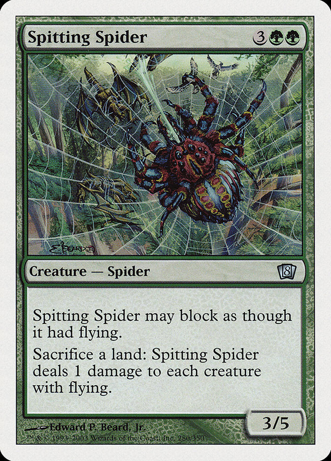 Spitting Spider [Eighth Edition] | Card Merchant Takapuna