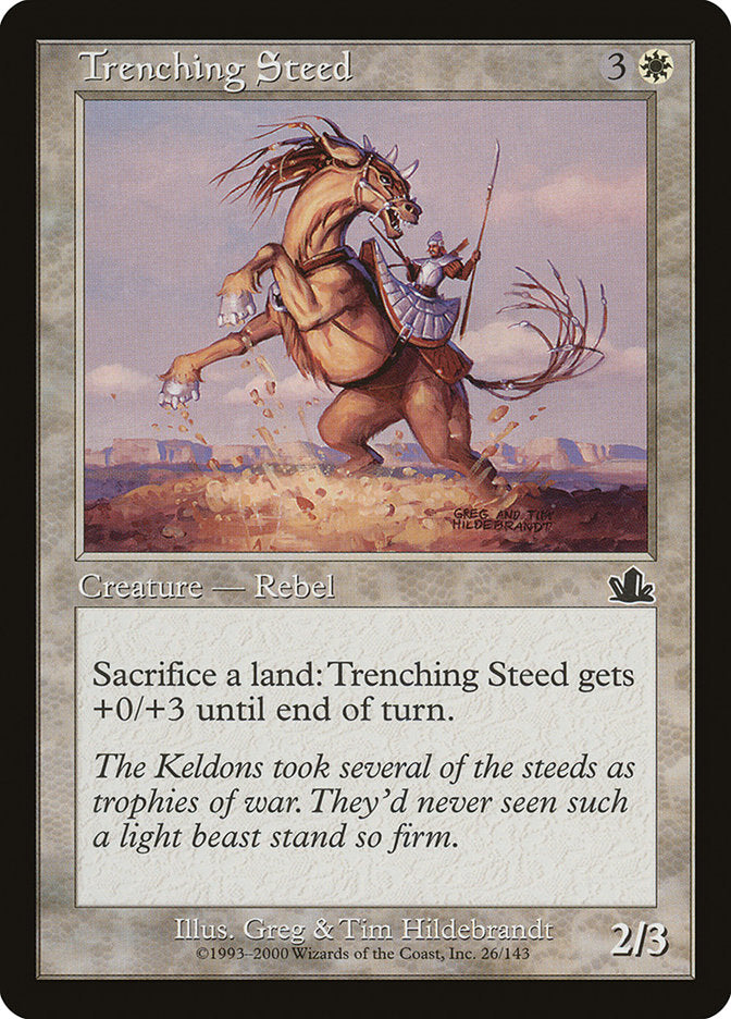 Trenching Steed [Prophecy] | Card Merchant Takapuna