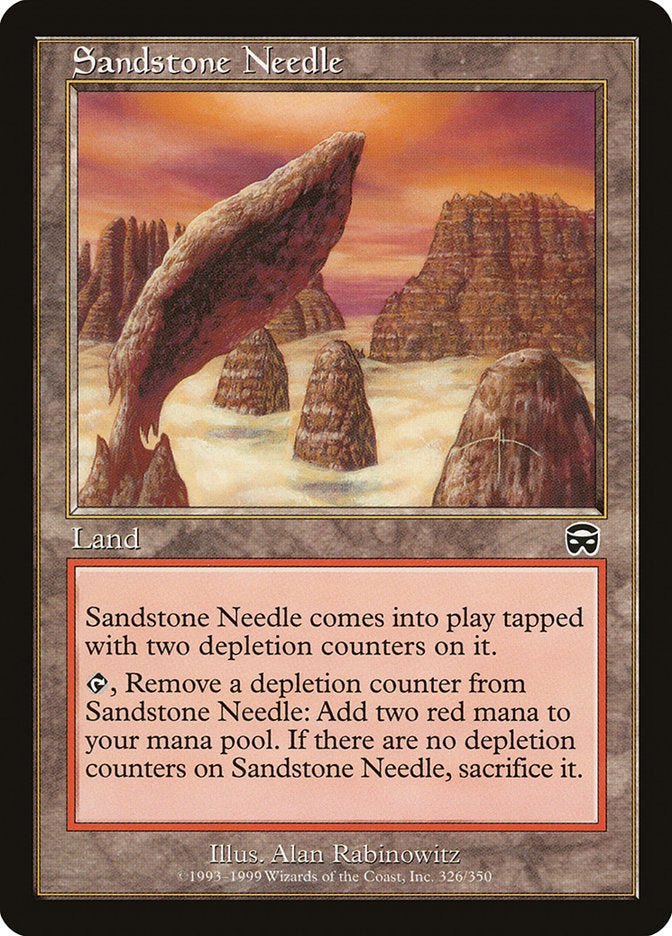 Sandstone Needle [Mercadian Masques] | Card Merchant Takapuna