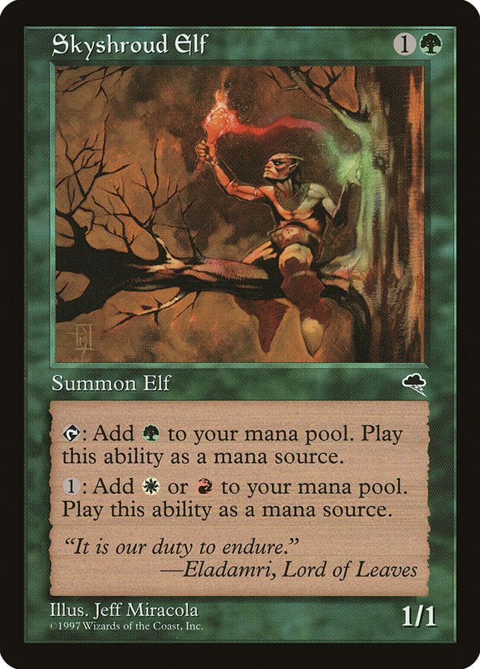 Skyshroud Elf [Tempest] | Card Merchant Takapuna