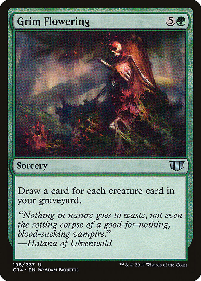 Grim Flowering [Commander 2014] | Card Merchant Takapuna