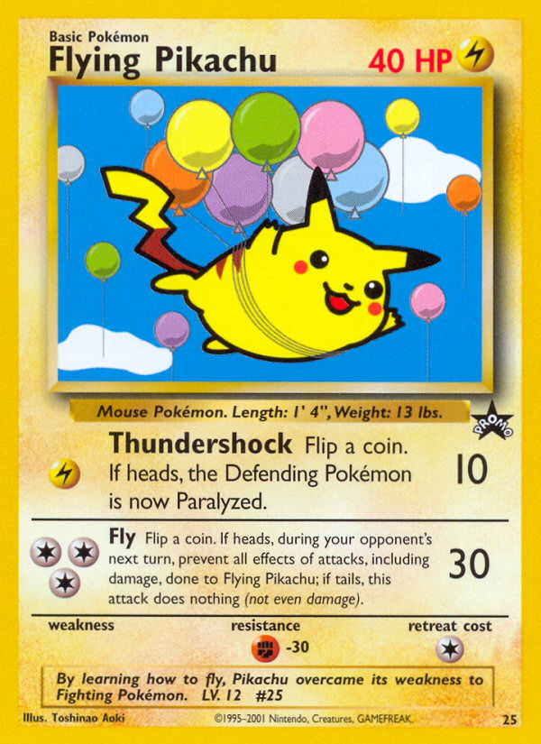 Flying Pikachu (25) [Wizards of the Coast: Black Star Promos] | Card Merchant Takapuna