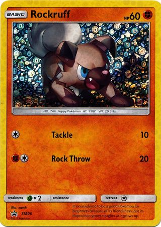 Rockruff (SM06) (General Mills Promo) [Sun & Moon: Black Star Promos] | Card Merchant Takapuna