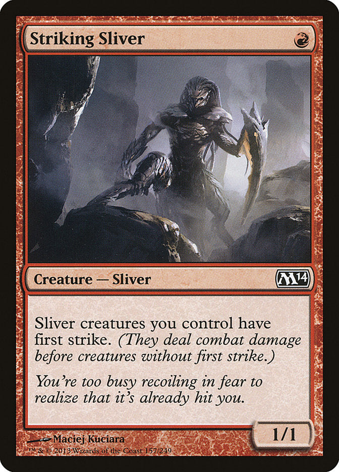 Striking Sliver [Magic 2014] | Card Merchant Takapuna