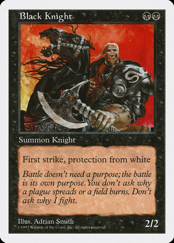 Black Knight [Fifth Edition] | Card Merchant Takapuna