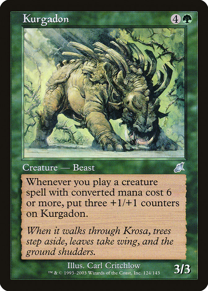 Kurgadon [Scourge] | Card Merchant Takapuna