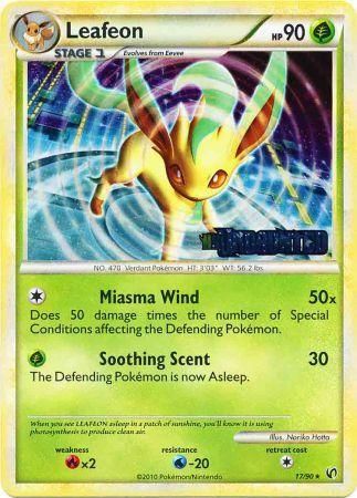 Leafeon (17/90) (Prerelease Promo) [Nintendo: Black Star Promos] | Card Merchant Takapuna