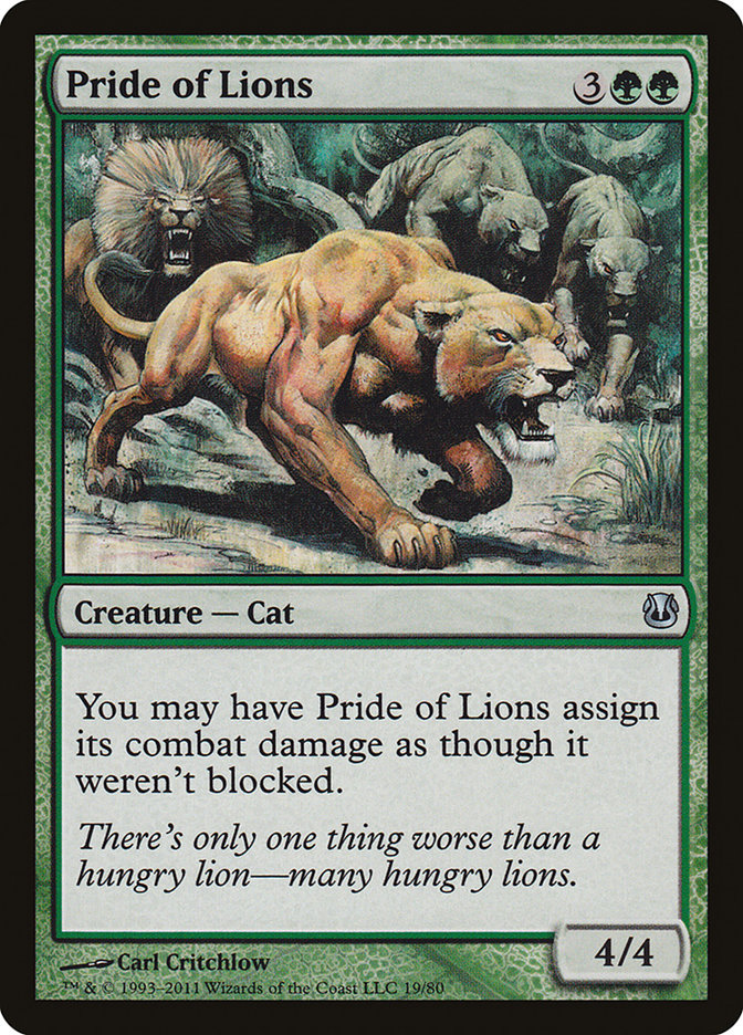 Pride of Lions [Duel Decks: Ajani vs. Nicol Bolas] | Card Merchant Takapuna