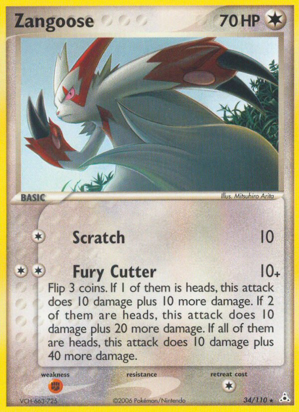 Zangoose (34/110) [EX: Holon Phantoms] | Card Merchant Takapuna