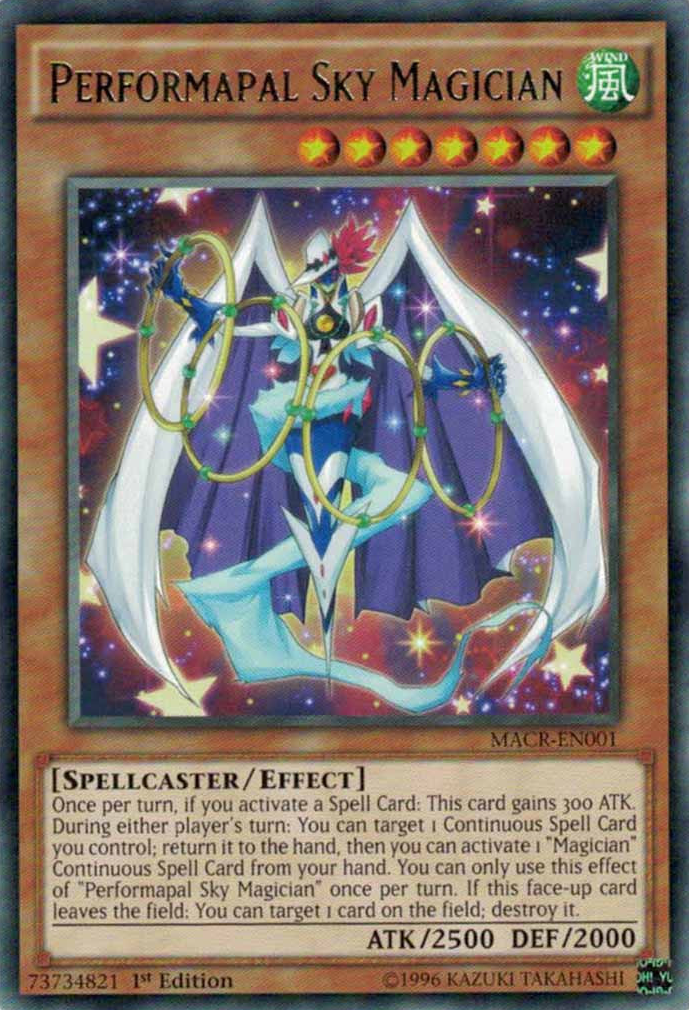 Performapal Sky Magician [MACR-EN001] Rare | Card Merchant Takapuna