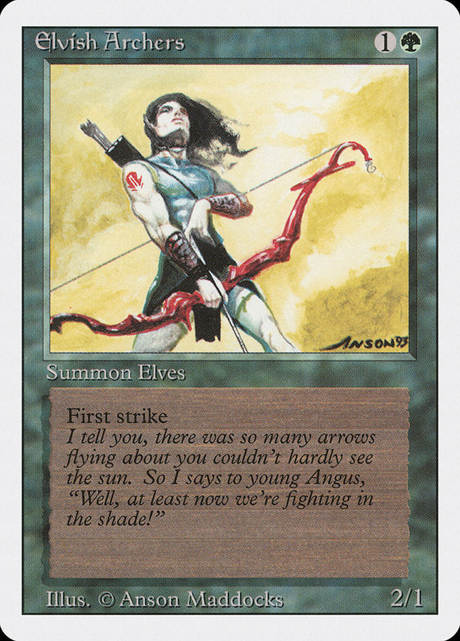 Elvish Archers [Revised Edition] | Card Merchant Takapuna