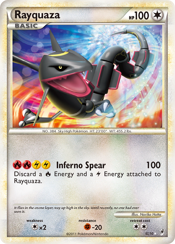 Rayquaza (SL10) [HeartGold & SoulSilver: Call of Legends] | Card Merchant Takapuna