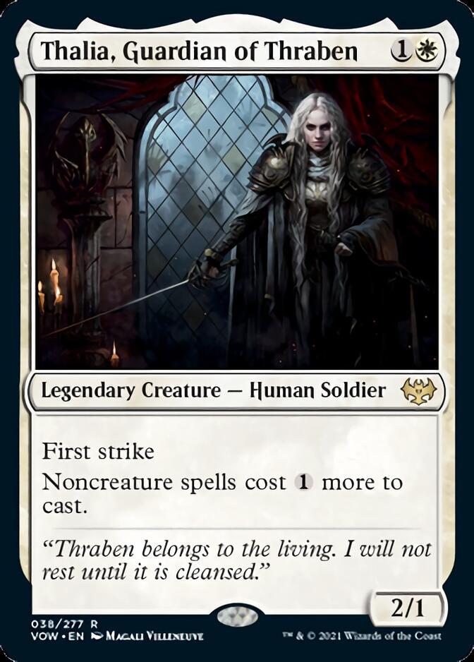 Thalia, Guardian of Thraben [Innistrad: Crimson Vow] | Card Merchant Takapuna