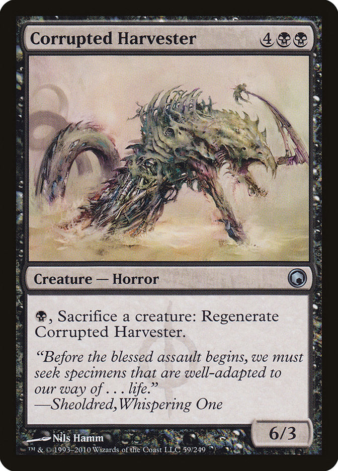 Corrupted Harvester [Scars of Mirrodin] | Card Merchant Takapuna