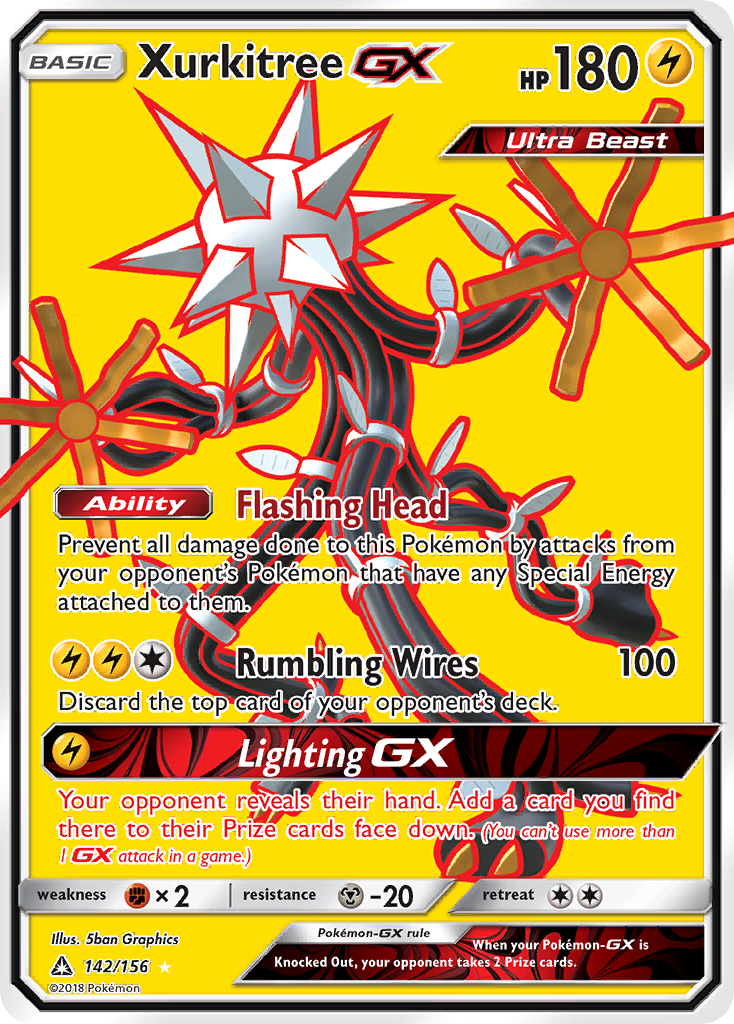 Xurkitree GX (142/156) [Sun & Moon: Ultra Prism] | Card Merchant Takapuna