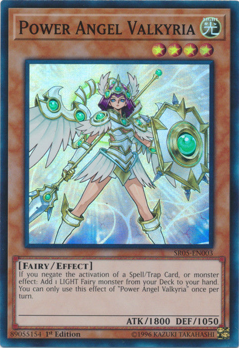 Power Angel Valkyria [SR05-EN003] Super Rare | Card Merchant Takapuna