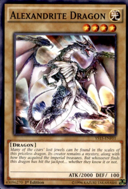 Alexandrite Dragon [YS15-ENF01] Common | Card Merchant Takapuna