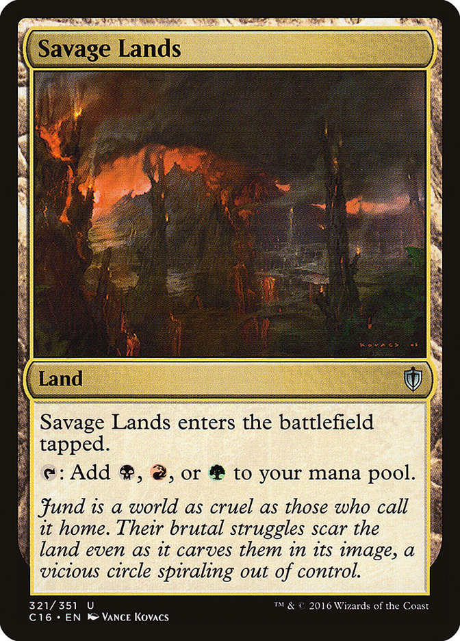 Savage Lands [Commander 2016] | Card Merchant Takapuna