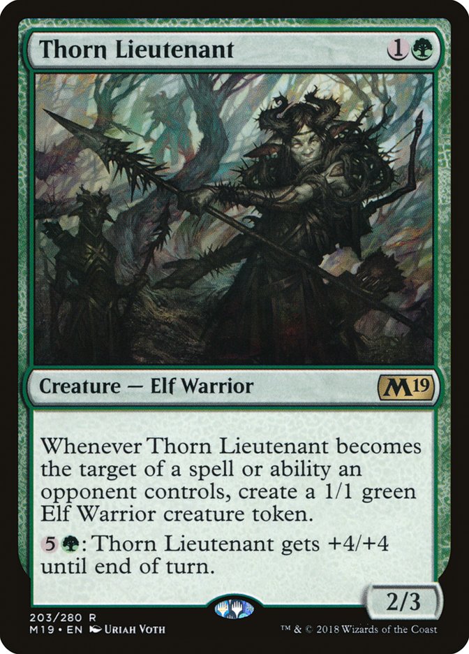 Thorn Lieutenant [Core Set 2019] | Card Merchant Takapuna