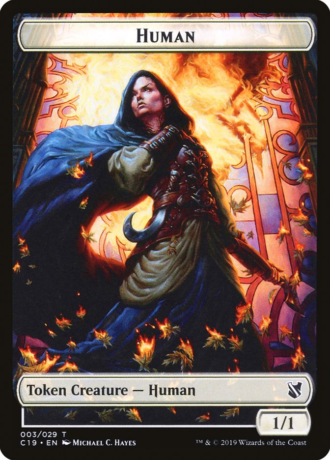 Human Token [Commander 2019 Tokens] | Card Merchant Takapuna