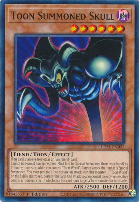 Toon Summoned Skull [LDS1-EN055] Common | Card Merchant Takapuna