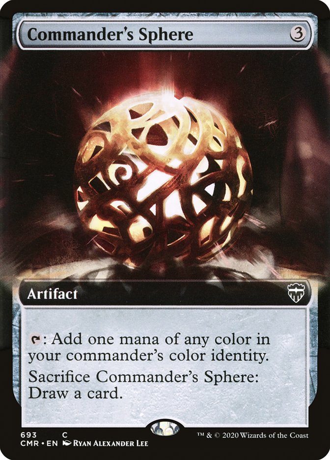 Commander's Sphere (Extended Art) [Commander Legends] | Card Merchant Takapuna