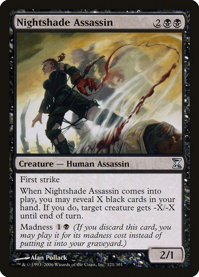 Nightshade Assassin [Time Spiral] | Card Merchant Takapuna