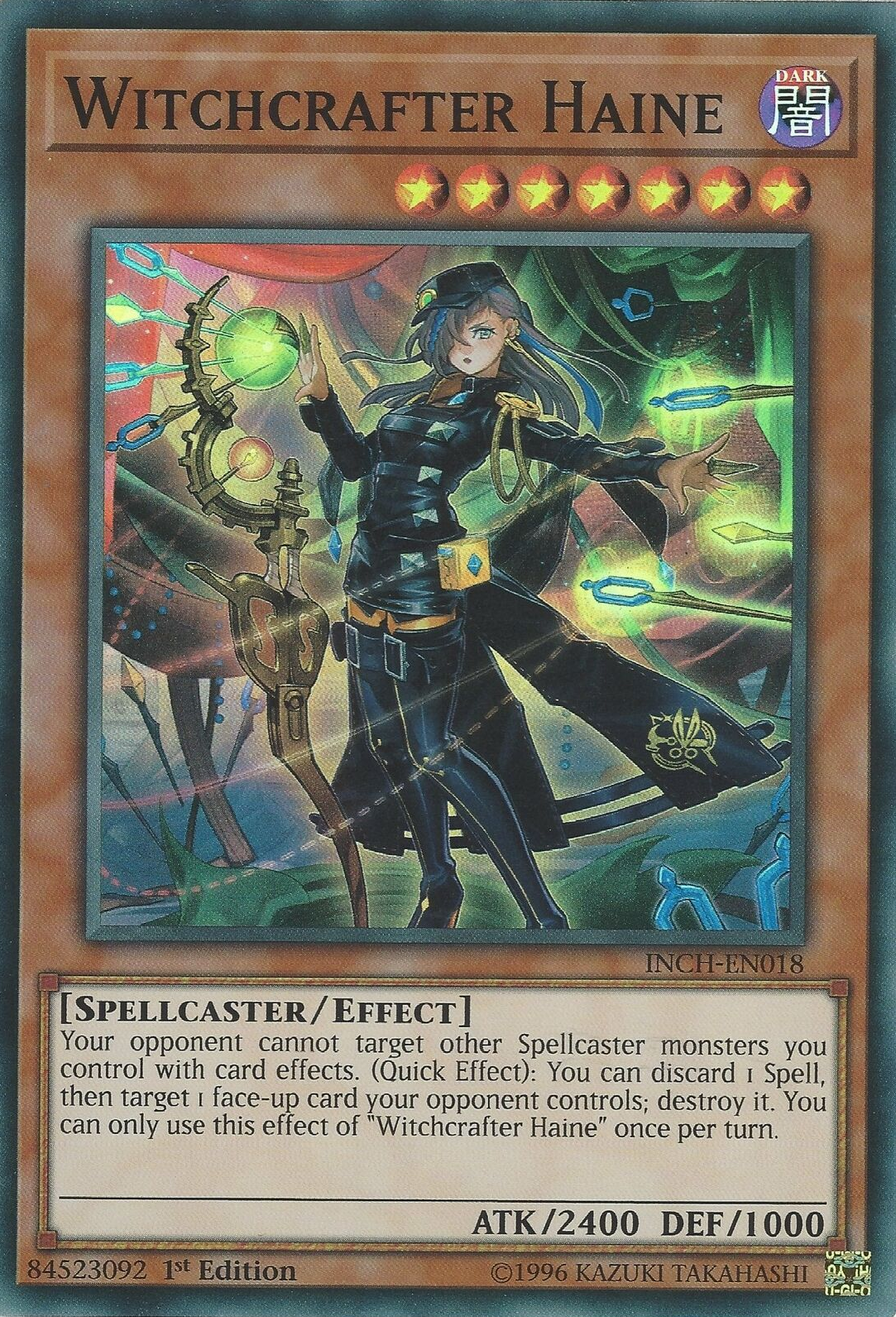 Witchcrafter Haine [INCH-EN018] Super Rare | Card Merchant Takapuna