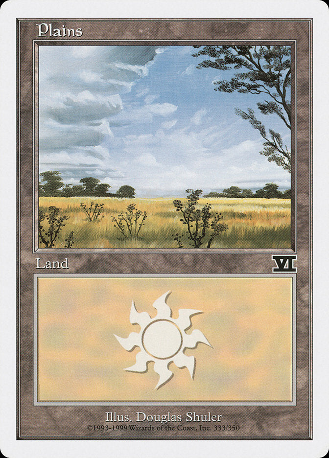 Plains (333) [Classic Sixth Edition] | Card Merchant Takapuna