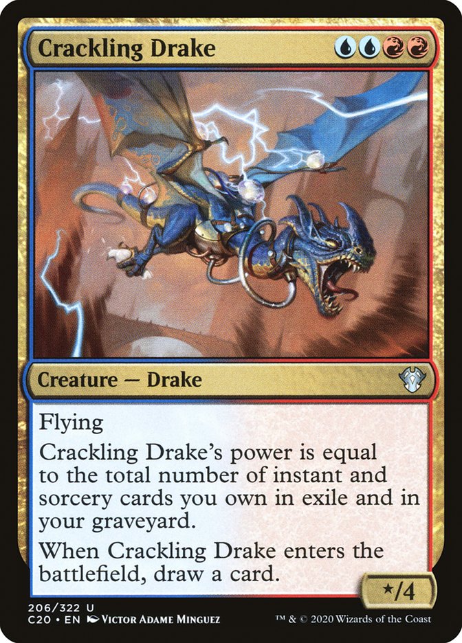 Crackling Drake [Commander 2020] | Card Merchant Takapuna