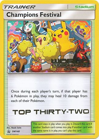 Champions Festival (SM148) (2018 Top Thirty Two) [Sun & Moon: Black Star Promos] | Card Merchant Takapuna