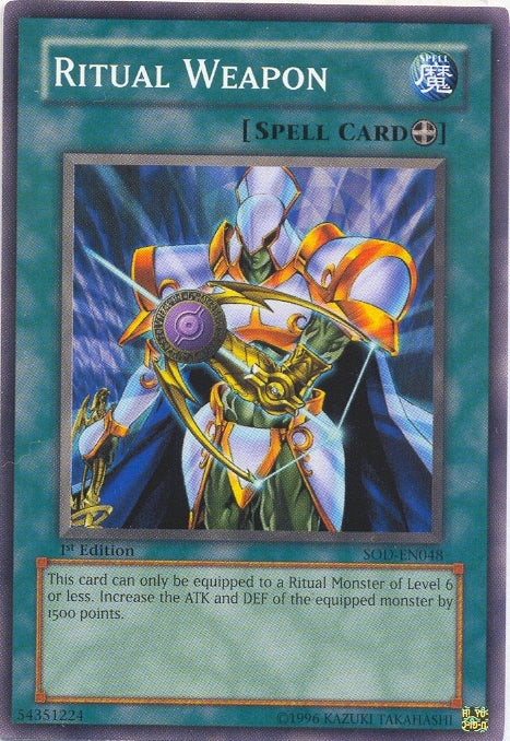 Ritual Weapon [SOD-EN048] Common | Card Merchant Takapuna