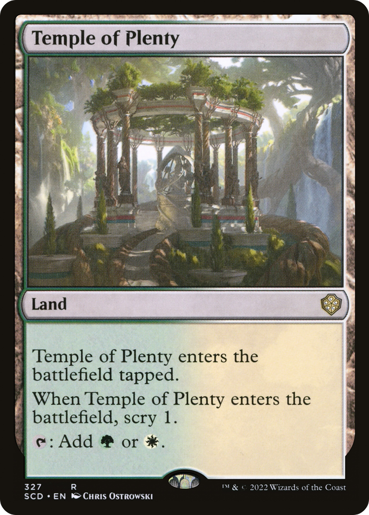 Temple of Plenty [Starter Commander Decks] | Card Merchant Takapuna