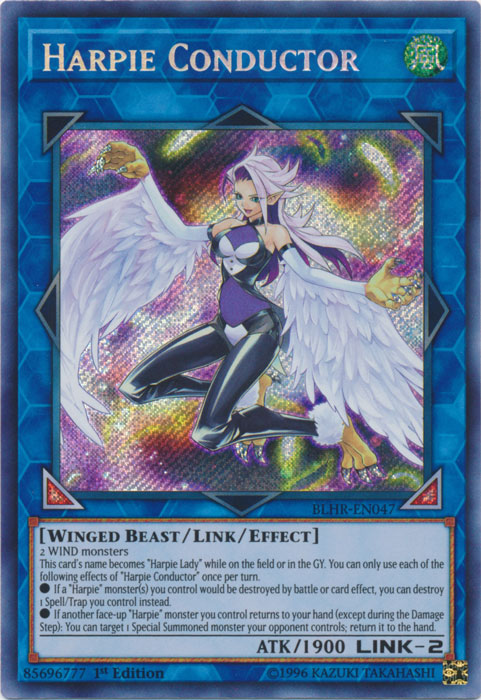 Harpie Conductor [BLHR-EN047] Secret Rare | Card Merchant Takapuna