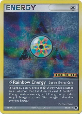 Rainbow Energy (88/101)(Delta Species) (Stamped) [EX: Dragon Frontiers] | Card Merchant Takapuna